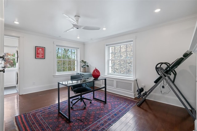 6649 Kinsman Rd, Squirrel Hill, PA 15217 - office space featuring recessed lighting, hardwood / wood-style flooring, and baseboards