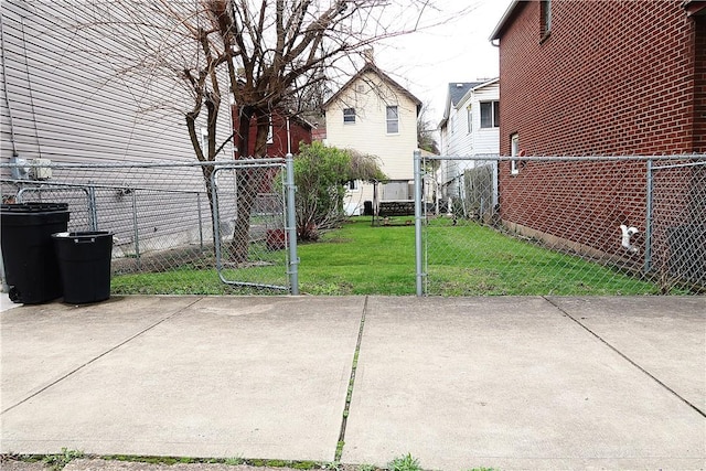 view of patio / terrace featuring fence