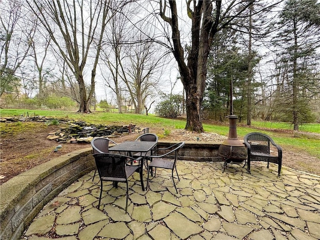 view of patio / terrace with outdoor dining area