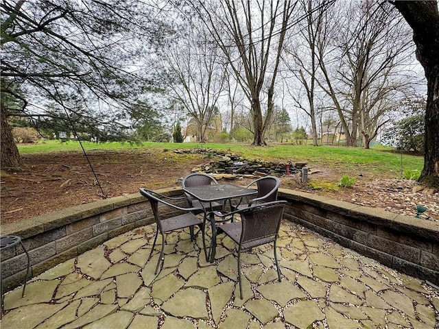 view of patio / terrace featuring outdoor dining space