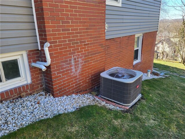 211 Oak St, City Of But Ne, PA 16001 - details featuring brick siding and cooling unit