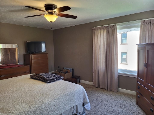 211 Oak St, City Of But Ne, PA 16001 - bedroom featuring light carpet, baseboards, and a ceiling fan