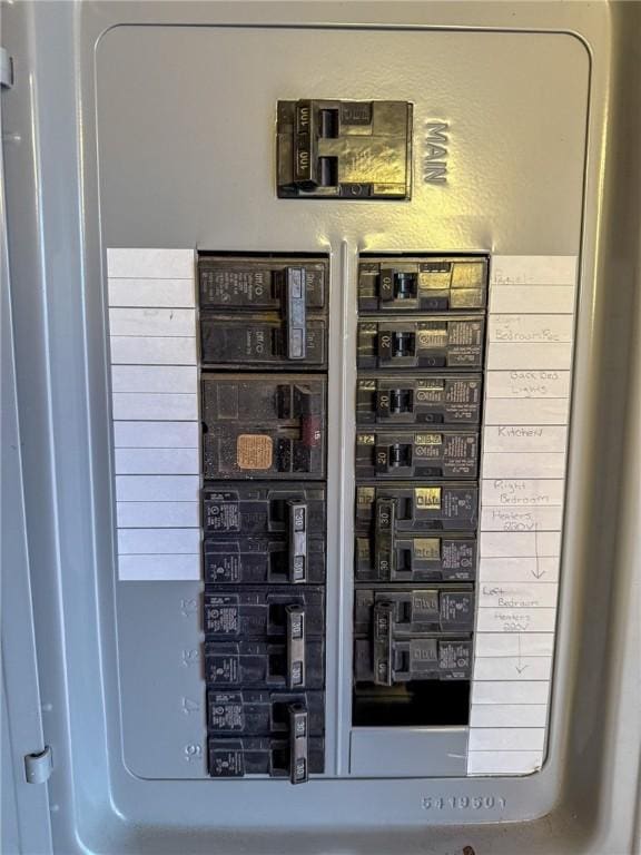 utility room featuring electric panel