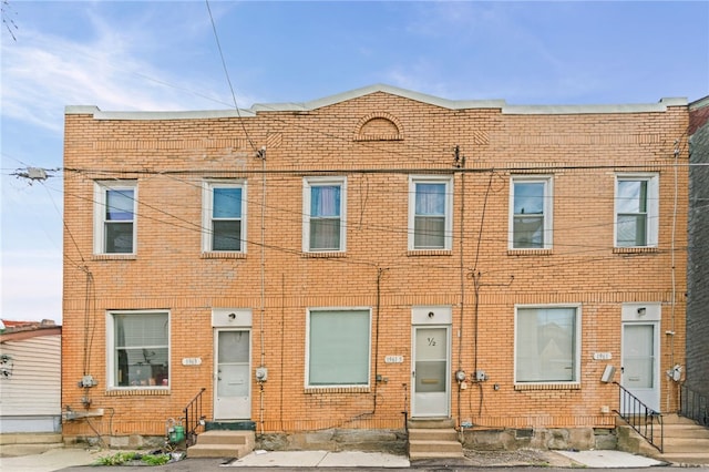 1968 Straubs Ln, Troy Hill, PA 15212 - townhome / multi-family property featuring brick siding and entry steps