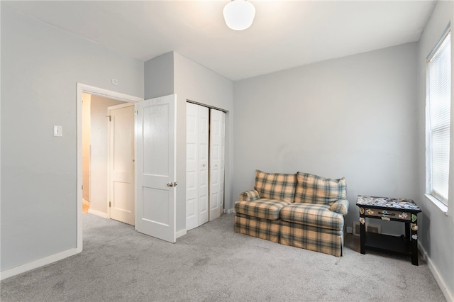 1968 Straubs Ln, Troy Hill, PA 15212 - sitting room featuring carpet and baseboards