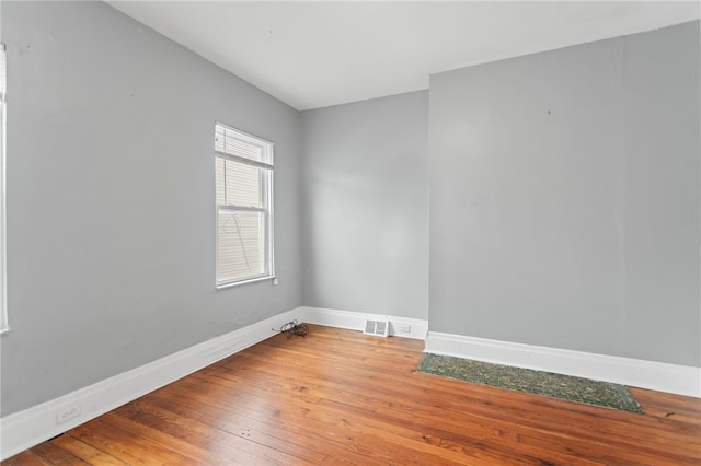 1968 Straubs Ln, Troy Hill, PA 15212 - spare room with hardwood / wood-style floors, baseboards, and visible vents