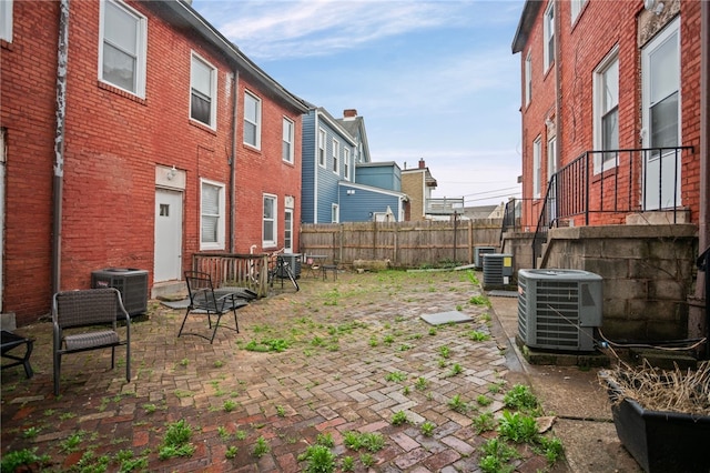 1968 Straubs Ln, Troy Hill, PA 15212 - view of yard with central AC, fence, and a patio area