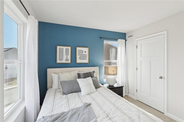 202 Cherry Tree Dr, Twp Of But Sw, PA 16001 - carpeted bedroom featuring baseboards, visible vents, and multiple windows