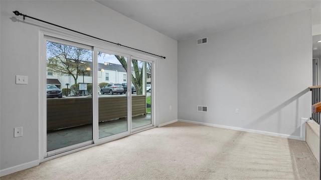 1814 Kenzie Dr, Robinson Twp Nwa, PA 15205 - spare room with baseboards, carpet, and visible vents