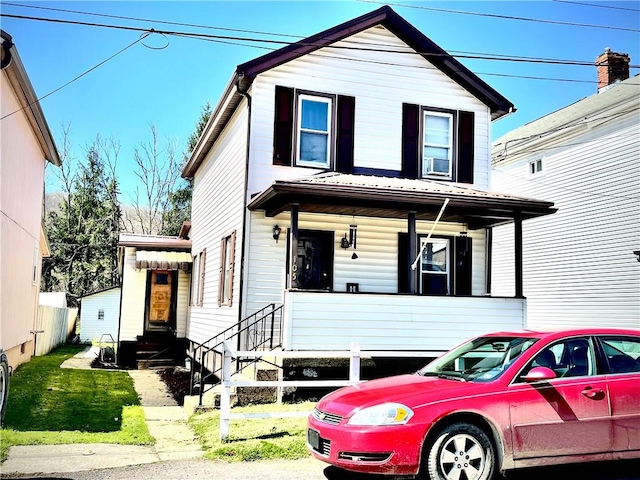 105 Ludwig St, Manorville Boro, PA 16236 - view of front of property with a porch and entry steps