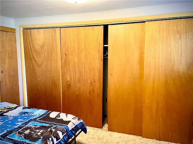 105 Ludwig St, Manorville Boro, PA 16236 - bedroom with carpet and ornamental molding