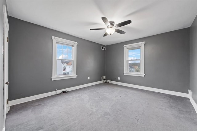 1634 Mcminn, Aliquippa, PA 15001 - carpeted spare room with ceiling fan and baseboards