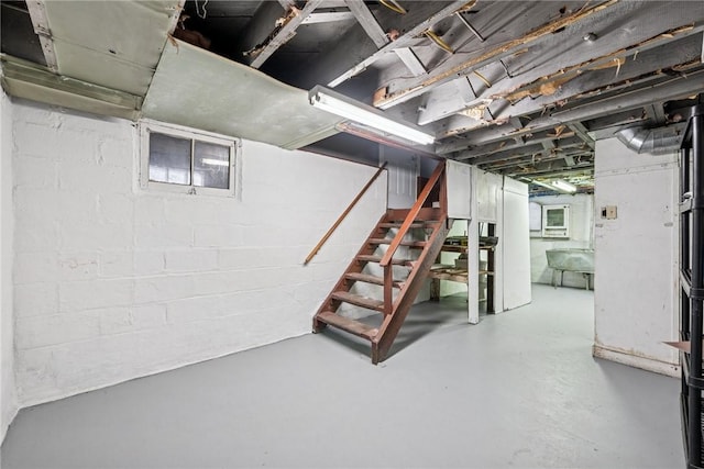 1634 Mcminn, Aliquippa, PA 15001 - unfinished below grade area featuring stairs