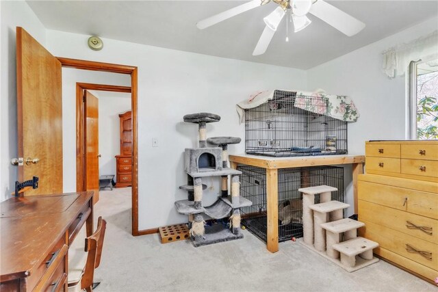 10110 Rinaman Rd, Mccandless, PA 15090 - carpeted office featuring a ceiling fan