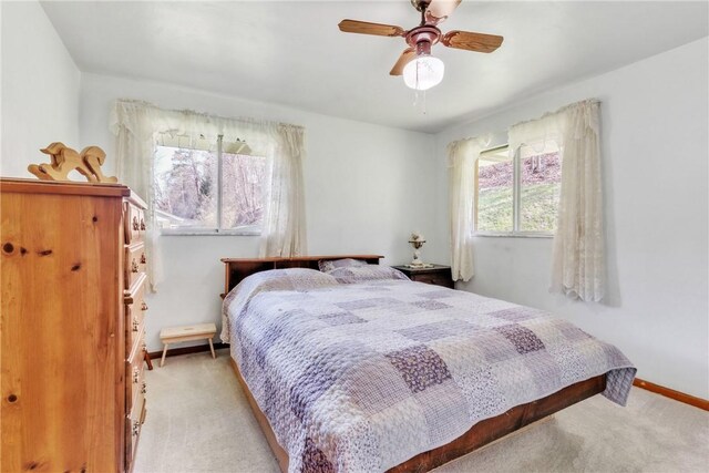 10110 Rinaman Rd, Mccandless, PA 15090 - bedroom featuring carpet flooring and a ceiling fan