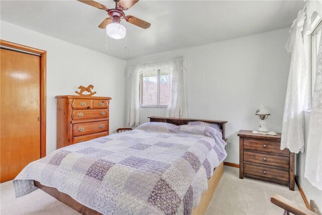 10110 Rinaman Rd, Mccandless, PA 15090 - bedroom with carpet floors and ceiling fan