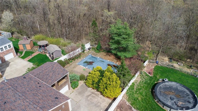 2096 Ramsey Rd, Monroeville, PA 15146 - bird's eye view featuring a view of trees