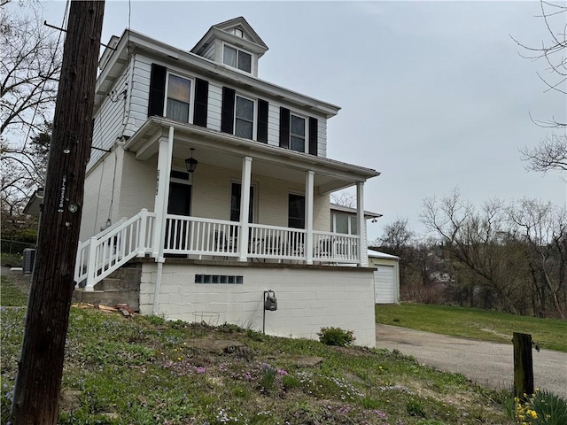 1419 Alverado Ave, Beechview, PA 15216 - traditional style home featuring central AC and covered porch