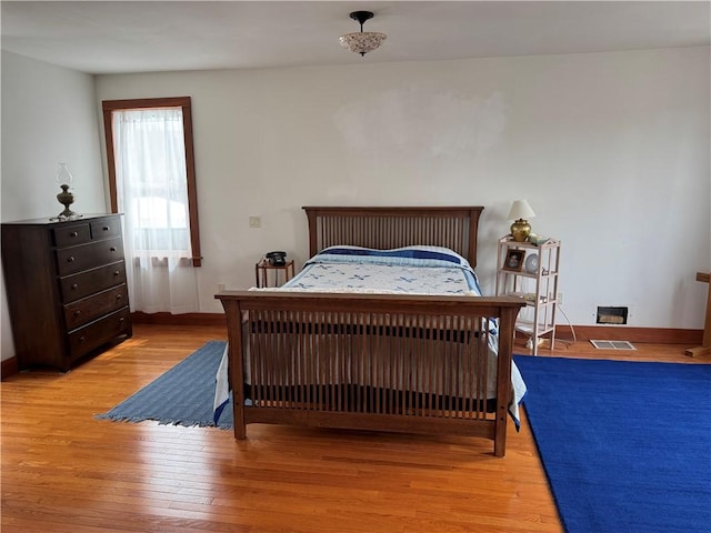 1419 Alverado Ave, Beechview, PA 15216 - bedroom featuring wood finished floors, baseboards, and visible vents