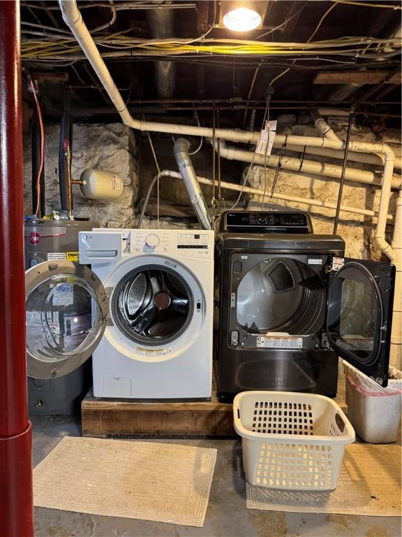 1419 Alverado Ave, Beechview, PA 15216 - laundry room with independent washer and dryer and laundry area