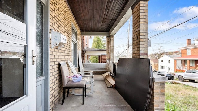 view of patio / terrace featuring a porch