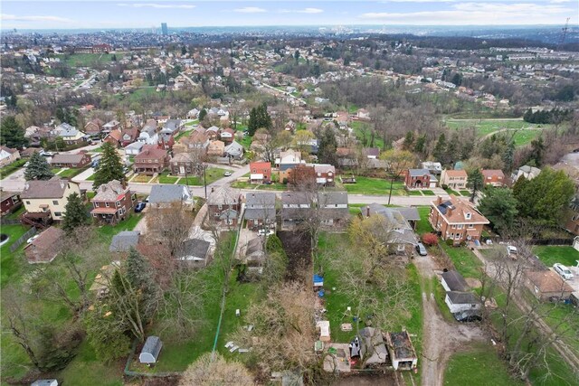 3032 Churchview Ave, Brentwood, PA 15227 - drone / aerial view with a residential view