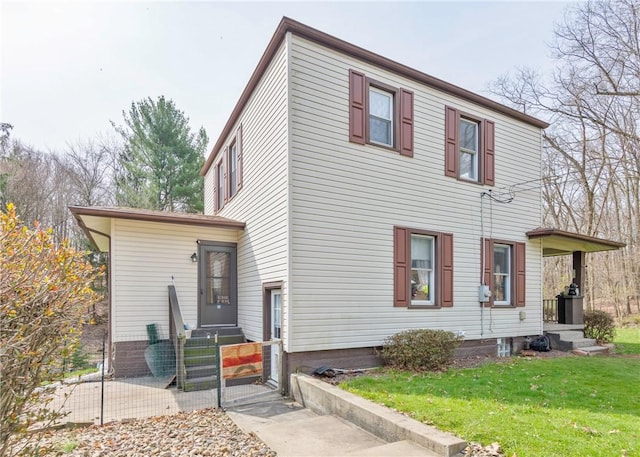 103 Timblin, Clay Twp, PA 16001 - view of front of house with a front yard and entry steps