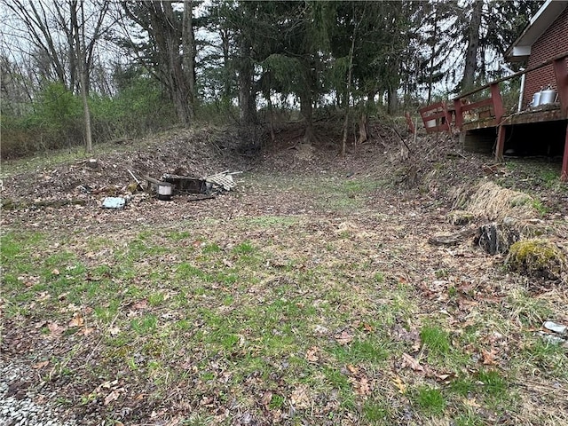 3950 Dunnett Ln, Murrysville, PA 15668 - view of yard featuring a deck