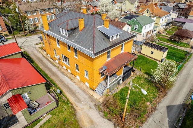 43-45 Union St, Uniontown, PA 15401 - aerial view with a residential view