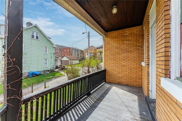 43-45 Union St, Uniontown, PA 15401 - balcony featuring a residential view