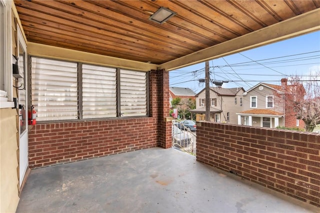 2444 Dewey St, Homestead, PA 15120 - view of patio featuring a residential view and a balcony