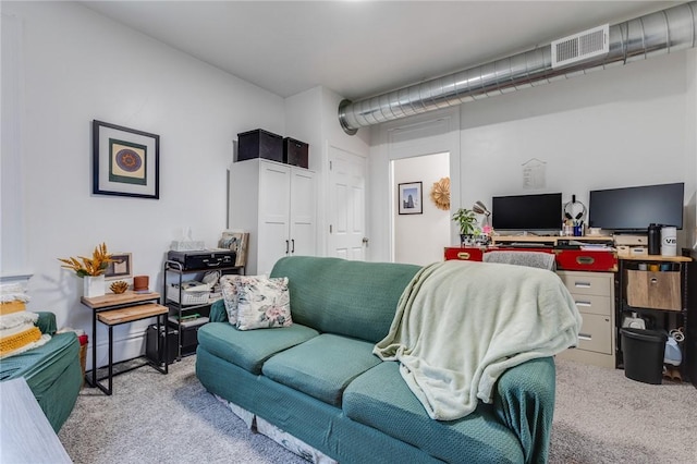 1415 Lager St, Troy Hill, PA 15212 - living area with visible vents and light carpet