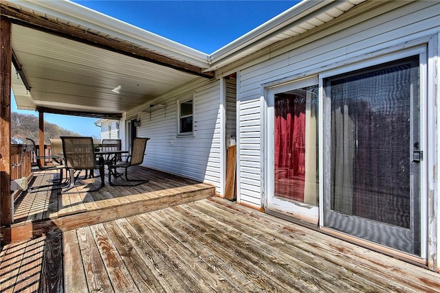 view of deck