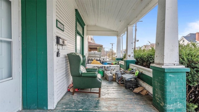 view of patio with a grill