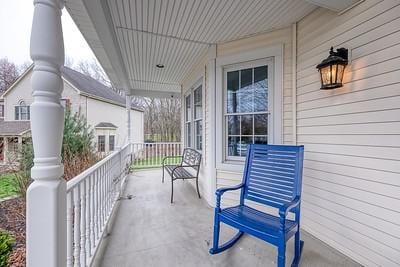 balcony with a porch