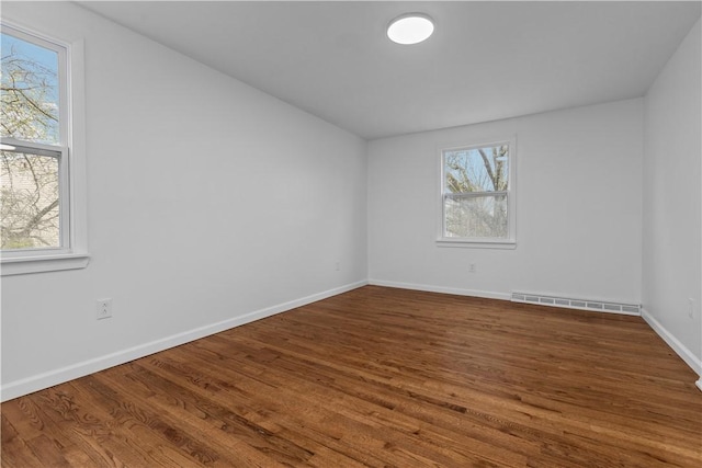 1226 Lamson Cir, Upper St Clair, PA 15241 - empty room with visible vents, baseboards, and wood finished floors