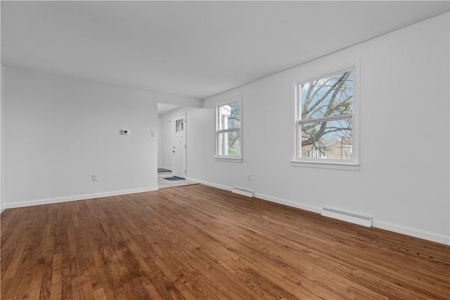 1226 Lamson Cir, Upper St Clair, PA 15241 - unfurnished room with visible vents, baseboards, and wood finished floors