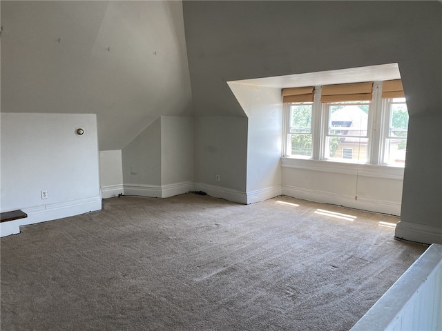 140 Washington Ave, Bellevue, PA 15202 - bonus room with carpet floors, baseboards, and lofted ceiling
