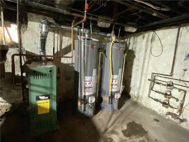 140 Washington Ave, Bellevue, PA 15202 - utility room featuring gas water heater