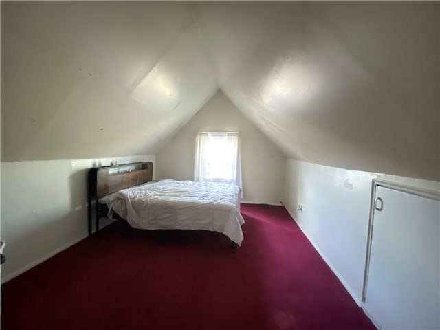 140 Washington Ave, Bellevue, PA 15202 - bedroom with vaulted ceiling and carpet