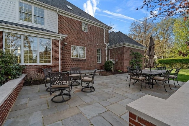 view of patio / terrace with outdoor dining area