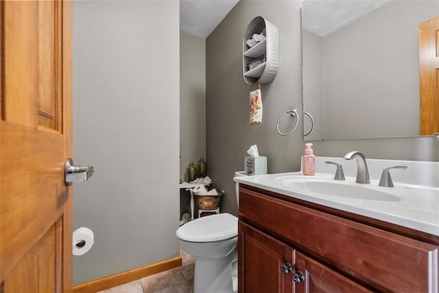 172 Valley Flds, Plum Boro, PA 15239 - bathroom with tile patterned flooring, vanity, and toilet