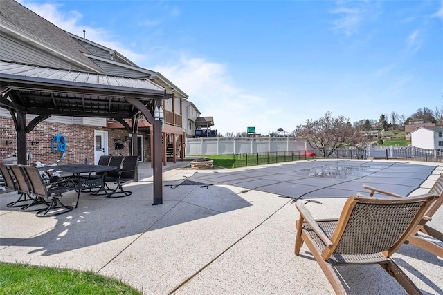 172 Valley Flds, Plum Boro, PA 15239 - view of pool featuring a fenced in pool, a patio area, stairway, and fence