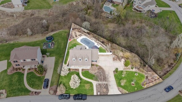 172 Valley Flds, Plum Boro, PA 15239 - bird's eye view with a residential view