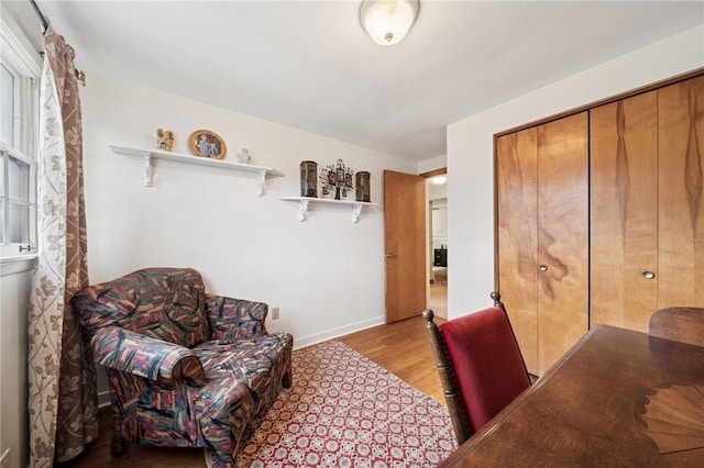 5000 Holly Ct, Murrysville, PA 15668 - living area featuring baseboards and wood finished floors