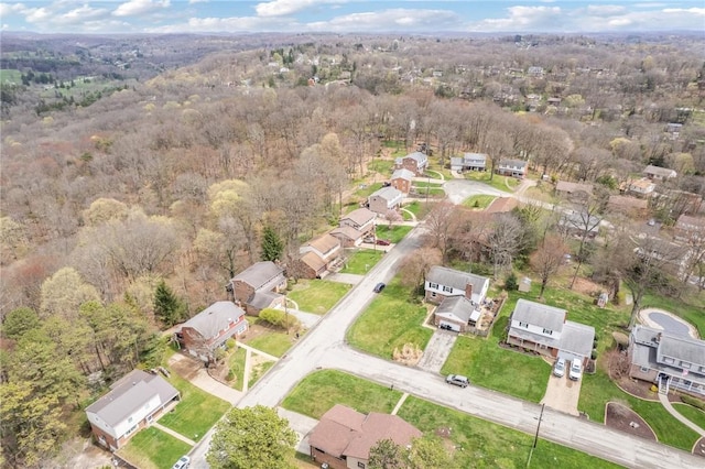 5000 Holly Ct, Murrysville, PA 15668 - birds eye view of property with a view of trees and a residential view