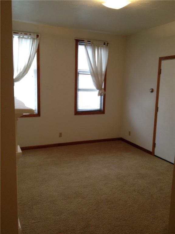 2410 Jane St, South Side, PA 15203 - spare room with light colored carpet and baseboards