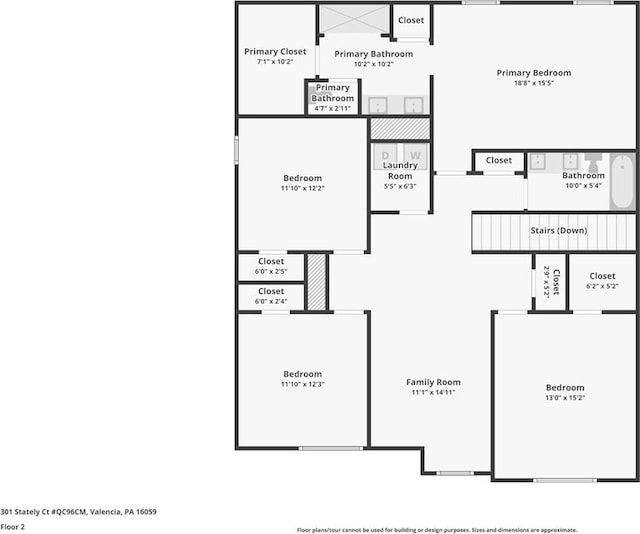 406 Barons Ct, Peters Twp, PA 15367 - home floor plan