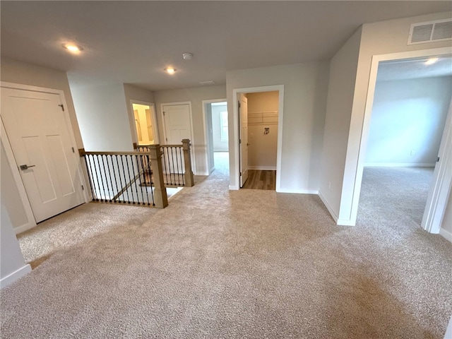 406 Barons Ct, Peters Twp, PA 15367 - carpeted empty room with baseboards, recessed lighting, and a smoke detector