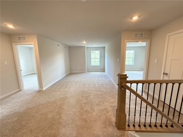 406 Barons Ct, Peters Twp, PA 15367 - empty room with light carpet, baseboards, and recessed lighting